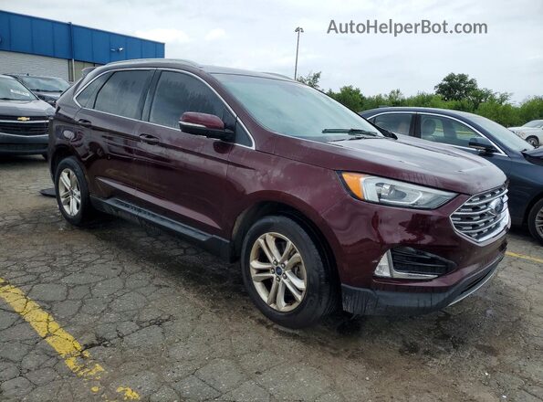 2FMPK4J96KBB20766 2019 FORD EDGE Burgundy Front right