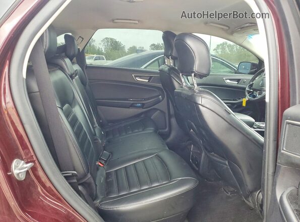 2FMPK4J96KBB20766 2019 FORD EDGE Burgundy Rear interior view