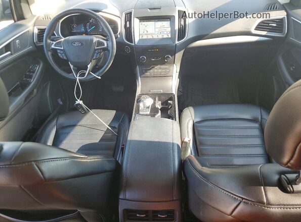 2FMPK4J96KBB42332 2019 FORD EDGE Blue Vista del salpicadero