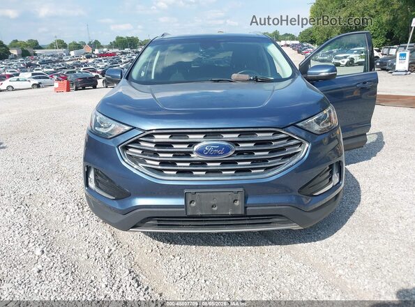 2FMPK4J96KBC39272 2019 FORD EDGE Blue Դիմացի տեսք
