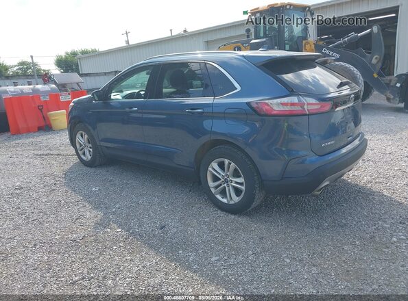 2FMPK4J96KBC39272 2019 FORD EDGE Blue Հետևի ձախ