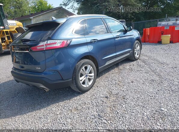 2FMPK4J96KBC39272 2019 FORD EDGE Blue Հետևի աջ