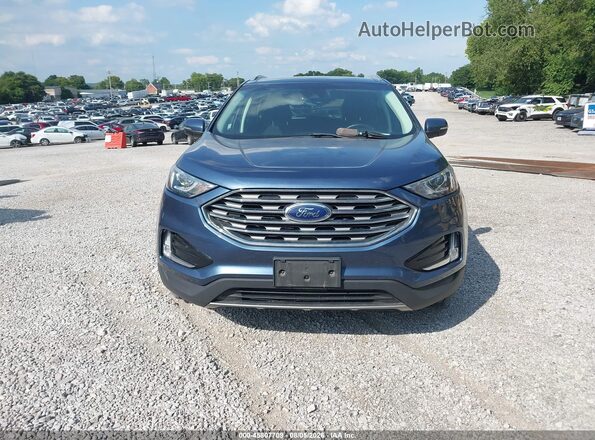 2FMPK4J96KBC39272 2019 FORD EDGE Blue Սարքավորումների վահանակի տեսք