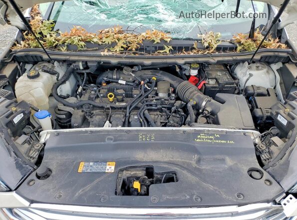 2FMPK4J96KBC56248 2019 FORD EDGE White ძრავის განყოფილების ხედი