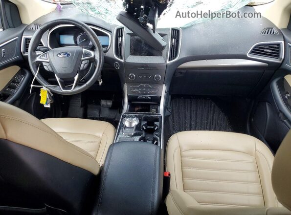 2FMPK4J96KBC56248 2019 FORD EDGE White წინა პანელის ხედი