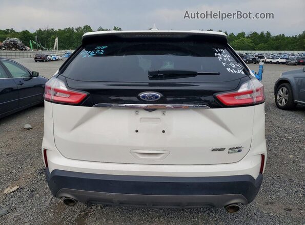 2FMPK4J96KBC56248 2019 FORD EDGE White უკანა ხედი