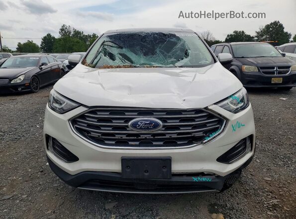 2FMPK4J96KBC56248 2019 FORD EDGE White წინა ხედი