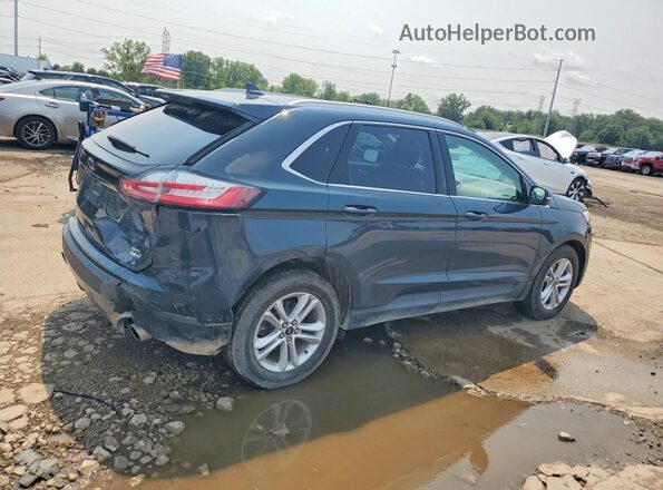 2FMPK4J96KBC71140 2019 FORD EDGE Blue Задня права чверть