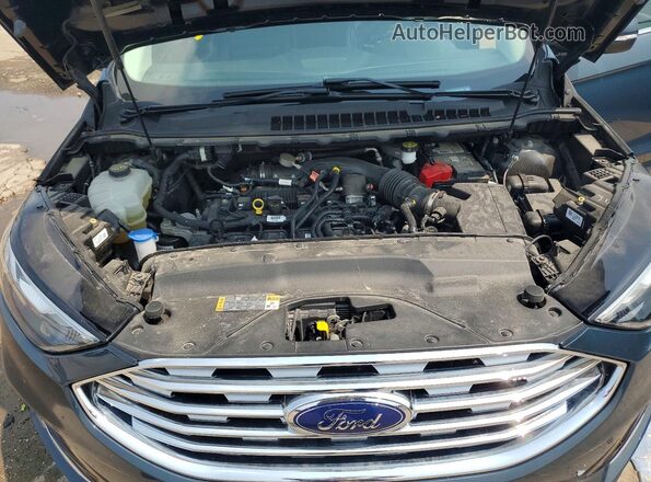 2FMPK4J96KBC71140 2019 FORD EDGE Blue Вид підкапотного простору