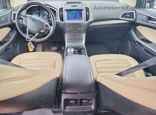 2FMPK4J96LBA32141 2020 FORD EDGE Burgundy Widok deski rozdzielczej