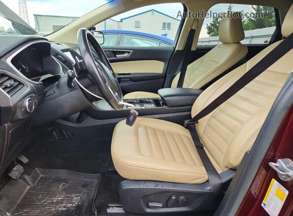 2FMPK4J96LBA32141 2020 FORD EDGE Burgundy Widok wnętrza z przodu