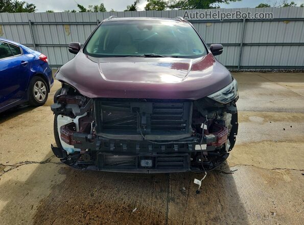 2FMPK4J96LBA32141 2020 FORD EDGE Burgundy Widok z przodu