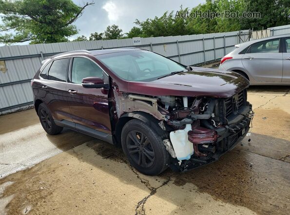 2FMPK4J96LBA32141 2020 FORD EDGE Burgundy Przód prawy