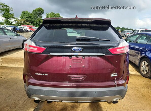 2FMPK4J96LBA32141 2020 FORD EDGE Burgundy Widok z tyłu