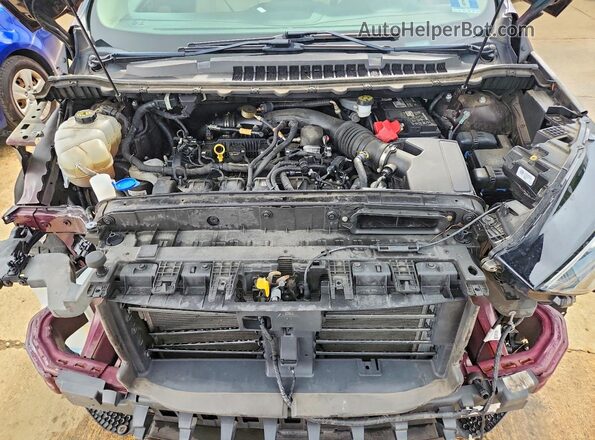 2FMPK4J96LBA32141 2020 FORD EDGE Burgundy Widok komory silnika