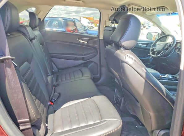 2FMPK4J96LBA94378 2020 FORD EDGE Maroon Вид задньої частини салону
