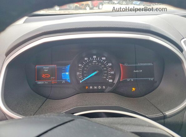 2FMPK4J96LBB39609 2020 FORD EDGE Blue Вид щитка приладів