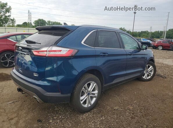 2FMPK4J96LBB39609 2020 FORD EDGE Blue Задня права чверть