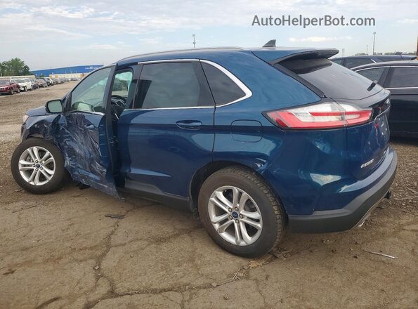 2FMPK4J96LBB39609 2020 FORD EDGE Blue Задня ліва чверть