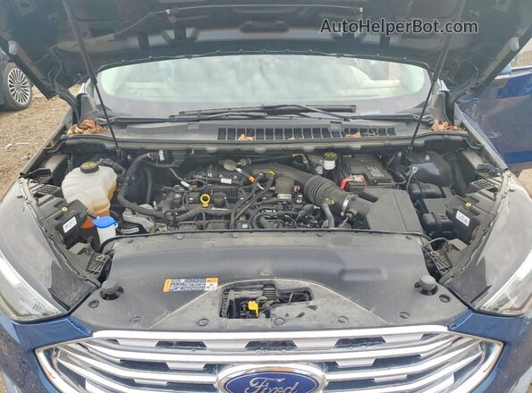 2FMPK4J96LBB39609 2020 FORD EDGE Blue Вид підкапотного простору