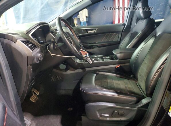 2FMPK4J96LBB47192 2020 FORD EDGE Черный Вид салона спереди