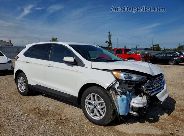 2FMPK4J96MBA39284 2021 FORD EDGE White Передня права чверть