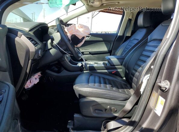 2FMPK4J96NBA18923 2022 FORD EDGE Серый Вид салона спереди