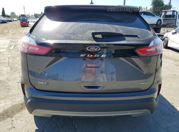 2FMPK4J96NBA18923 2022 FORD EDGE Серый Вид сзади