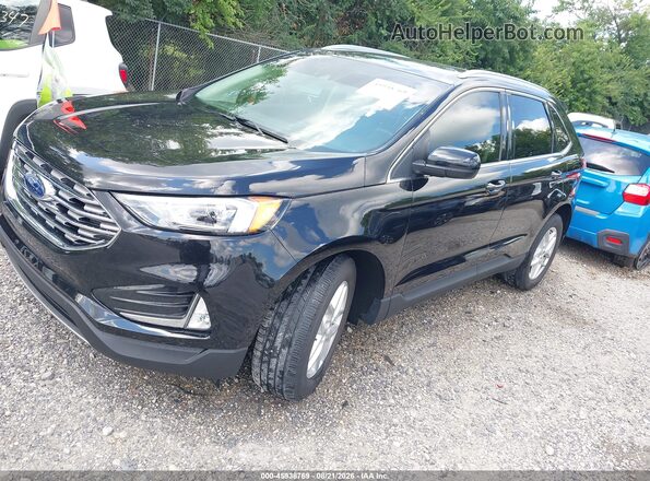 2FMPK4J96NBA88776 2022 FORD EDGE Black Vista tres cuartos delantera izquierda