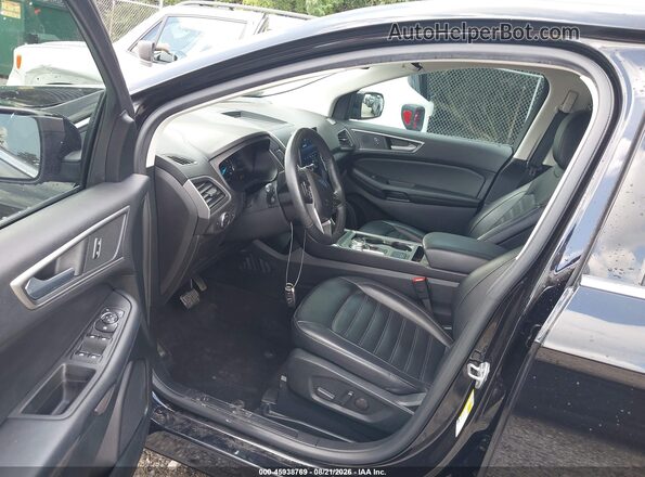 2FMPK4J96NBA88776 2022 FORD EDGE Black Vista interior delantera