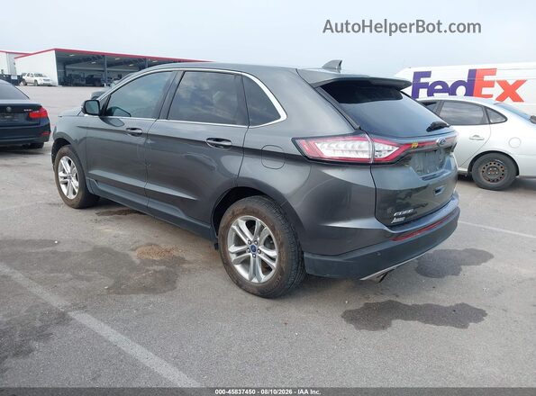 2FMPK4J97GBC08717 2016 FORD EDGE Gray Tył lewy