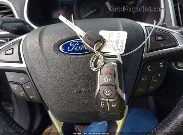 2FMPK4J97GBC08717 2016 FORD EDGE Gray Widok deski rozdzielczej