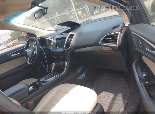 2FMPK4J97HBB08036 2017 FORD EDGE Burgundy Вид салону спереду