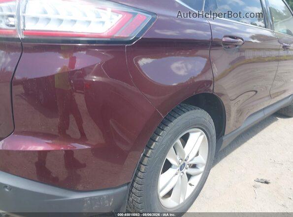 2FMPK4J97HBB08036 2017 FORD EDGE Burgundy Вид спереду