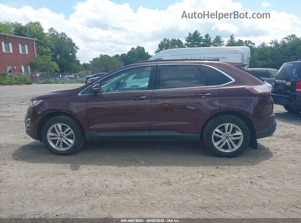 2FMPK4J97HBB08036 2017 FORD EDGE Burgundy Панорамний вид салону 360°