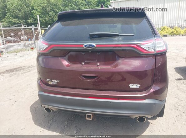 2FMPK4J97HBB08036 2017 FORD EDGE Burgundy 