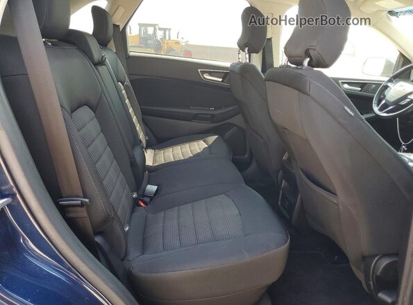 2FMPK4J97HBB43286 2017 FORD EDGE Синий Вид задней части салона