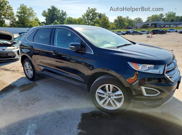 2FMPK4J97HBC42495 2017 FORD EDGE Black Delantero derecho