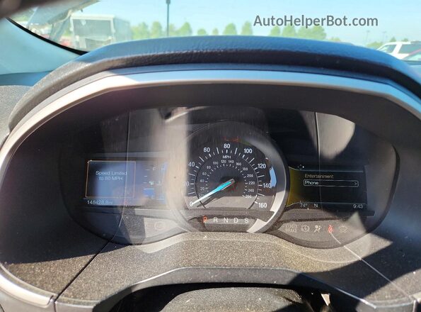 2FMPK4J97HBC42495 2017 FORD EDGE Black Vista del cuadro de instrumentos
