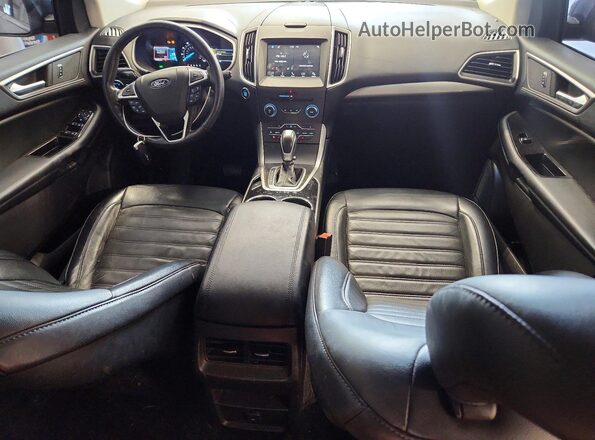 2FMPK4J97HBC48524 2017 FORD EDGE Gray წინა პანელის ხედი