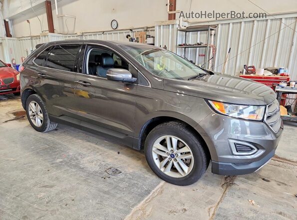 2FMPK4J97HBC48524 2017 FORD EDGE Gray წინა მარჯვენა
