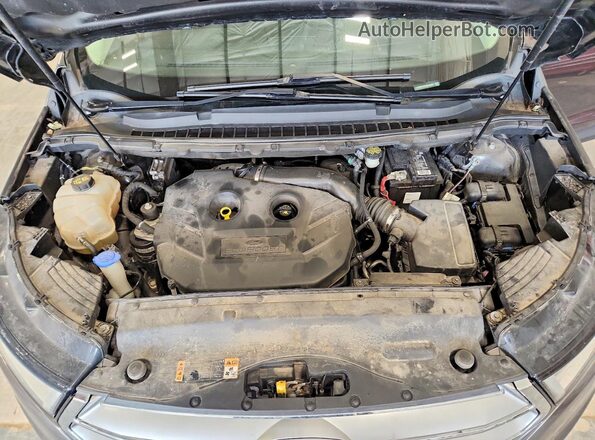 2FMPK4J97HBC48524 2017 FORD EDGE Gray ძრავის განყოფილების ხედი