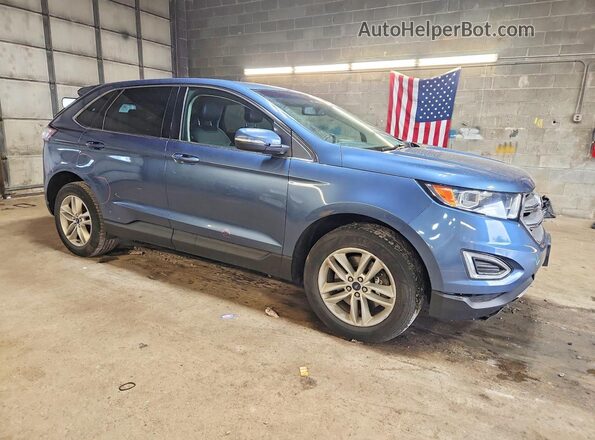 2FMPK4J97JBB85396 2018 FORD EDGE Blue წინა მარჯვენა
