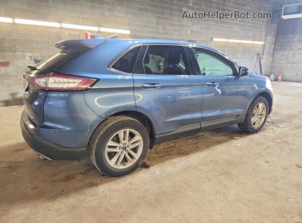 2FMPK4J97JBB85396 2018 FORD EDGE Blue უკანა მარჯვენა