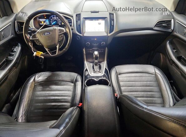 2FMPK4J97JBB85396 2018 FORD EDGE Blue წინა პანელის ხედი