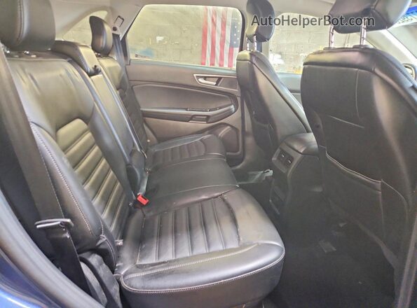 2FMPK4J97JBB85396 2018 FORD EDGE Blue უკანა სალონის ხედი