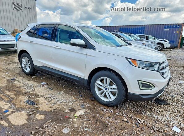 2FMPK4J97JBB99105 2018 FORD EDGE White Delantero derecho
