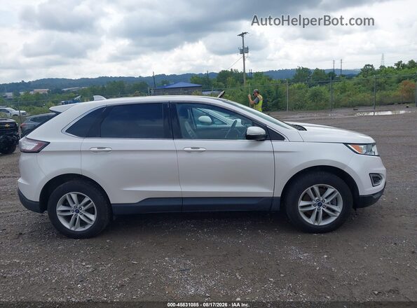 2FMPK4J97JBC25668 2018 FORD EDGE White უკანა სალონის ხედი
