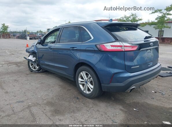 2FMPK4J97KBB03586 2019 FORD EDGE Blue Հետևի ձախ