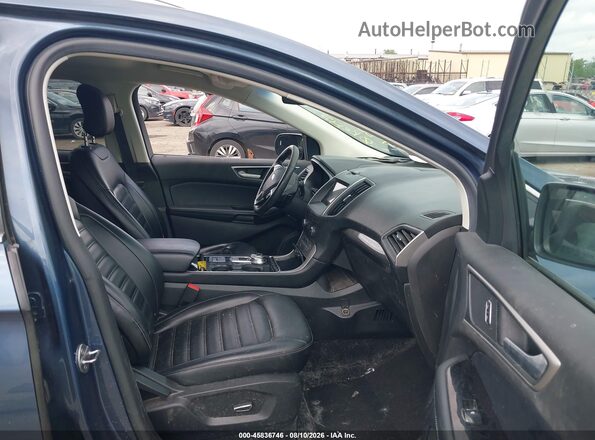 2FMPK4J97KBB03586 2019 FORD EDGE Blue Սալոնի դիմացի տեսք